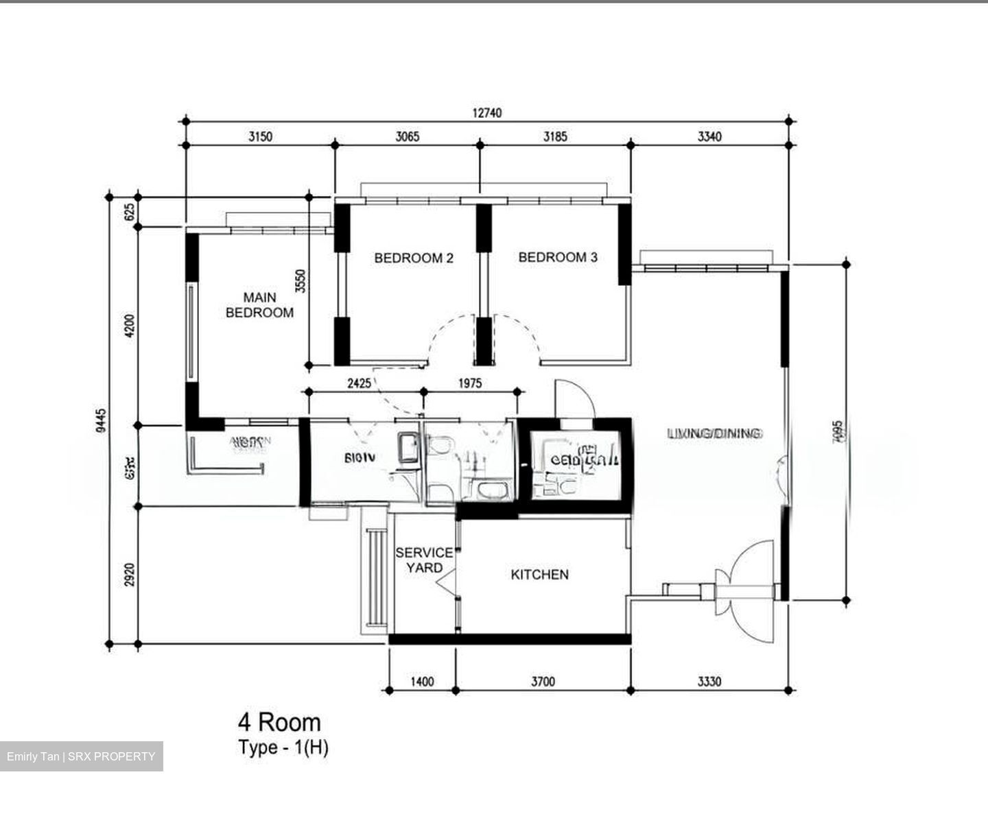 Blk 478B Valley Spring @ Yishun (Yishun), HDB 4 Rooms #549217361